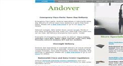 Desktop Screenshot of andovercg.com